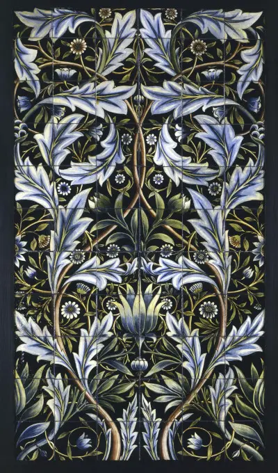 Panel of Ceramic Tiles William Morris